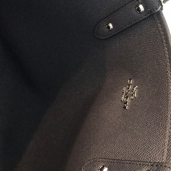 NWT Coach Reversible City Tote Navy/Denim Midnight - Picture 7 of 8